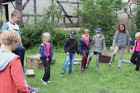 Naturnahes Bilinguales Ferienlager Magdeburg für Kinder von 7 bis 13 Jahren.